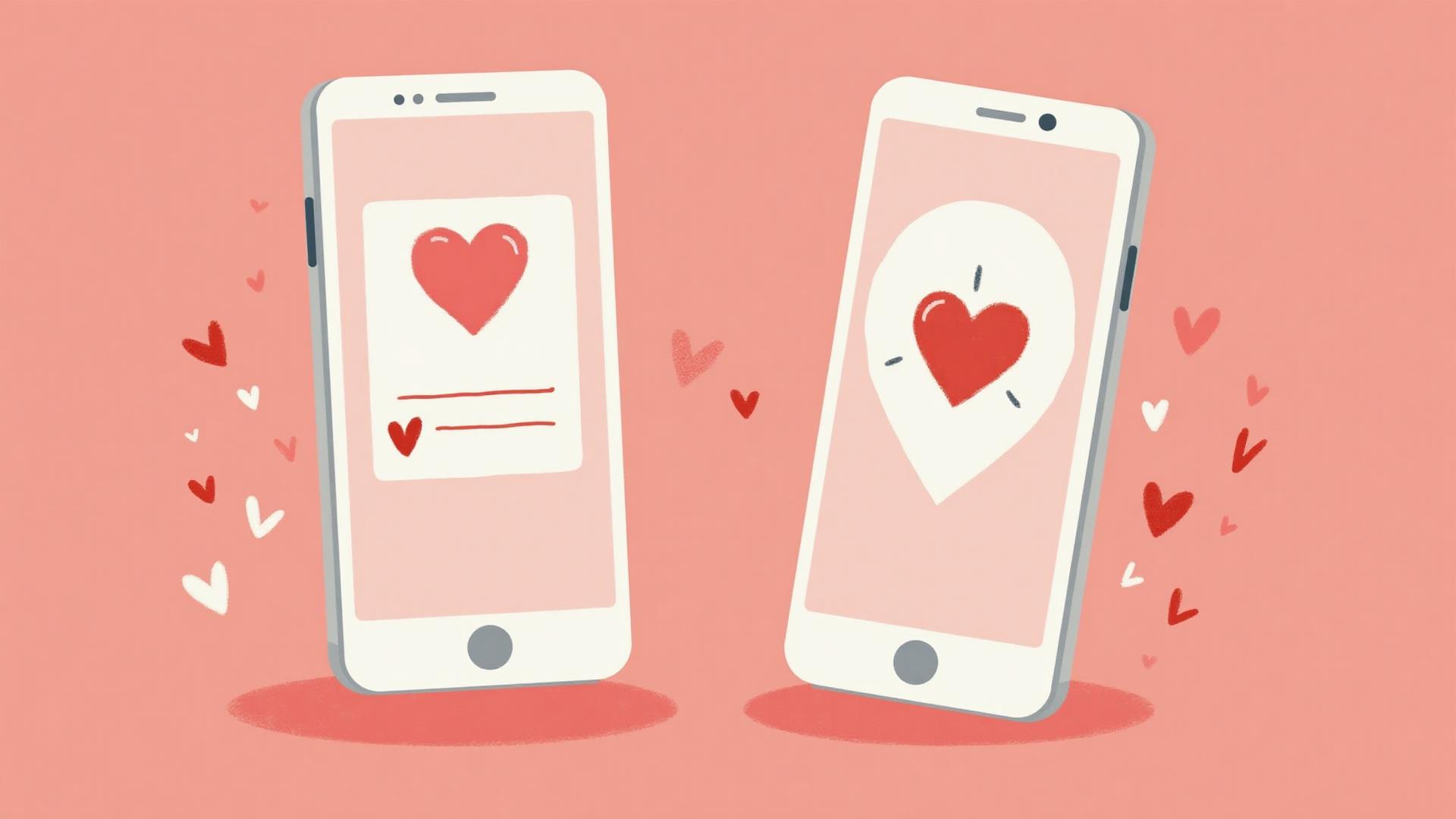 Lovelee couples app interface showing love letters and check-ins for Android and iOS